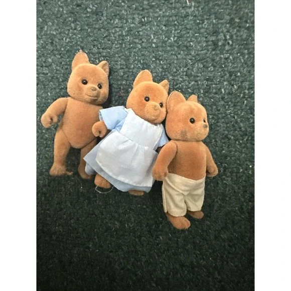 Calico Criitters Bear Family Of 3 - Picture 4 of 4